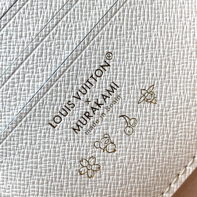 LV 26S WALLET ON CHAIN IVY 23 IN WHITE COATED CANVAS