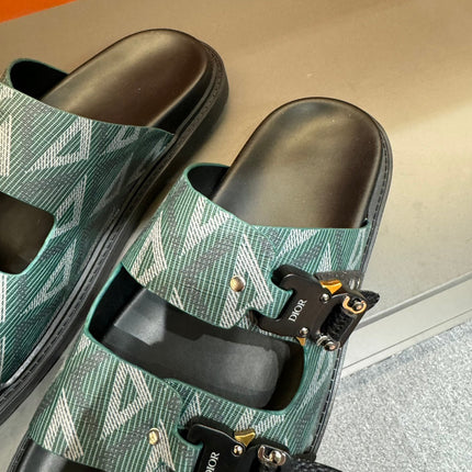 CD DOUBLE H-TOWN SANDAL PINE CALFSKIN