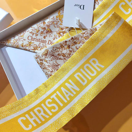 DIOR 26S SCARF 105CM IN SILK 311651