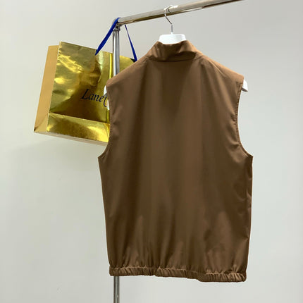 LORO PIANA 26S REVERSIBLE ZIP UP VEST 739