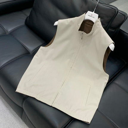 LORO PIANA 26S REVERSIBLE ZIP UP VEST 741