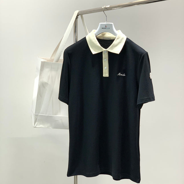 MONCLER 26S SHORT-SLEEVE POLO T-SHIRT 506