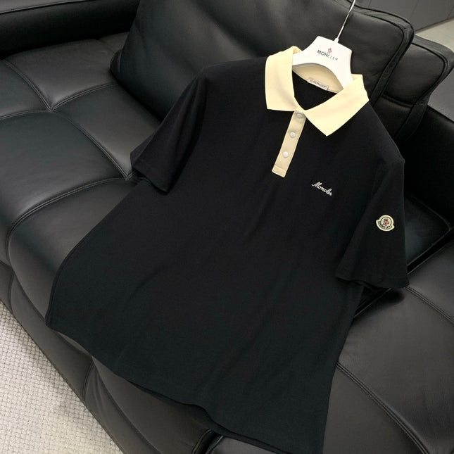 MONCLER 26S SHORT-SLEEVE POLO T-SHIRT 506
