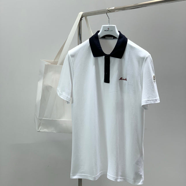 MONCLER 26S SHORT-SLEEVE POLO T-SHIRT 507