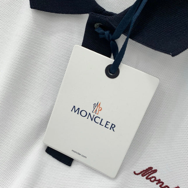 MONCLER 26S SHORT-SLEEVE POLO T-SHIRT 507