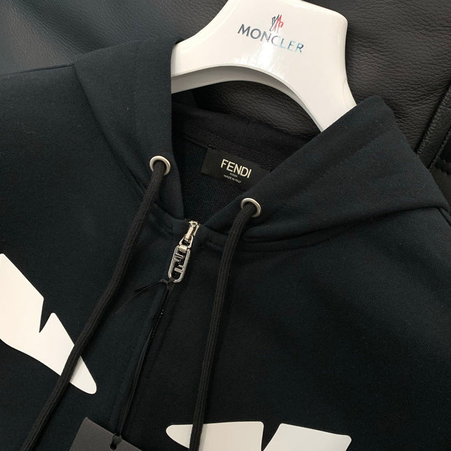 FENDI 26S ZIP-UP HOODIE 185