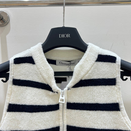 DIOR 25S SLEEVELESS STRIPED VEST STYLE 202
