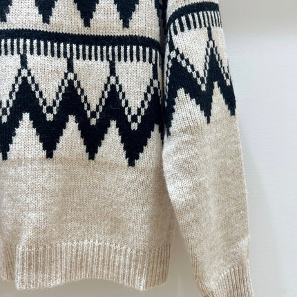 DIOR 25S PATTERNED TURTLENECK SWEATER 719