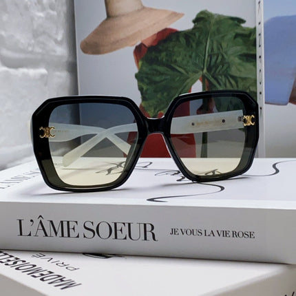 TRIOMPHE SUNGLASSES 548593 IN BLACK AND WHITE ACETATE