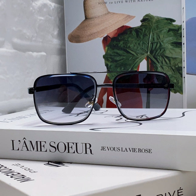 SQUARE FRAME SUNGLASSES 570213 IN METAL