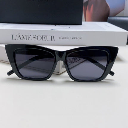YSL SUNGLASSES IN BLACK ACETATE 652594