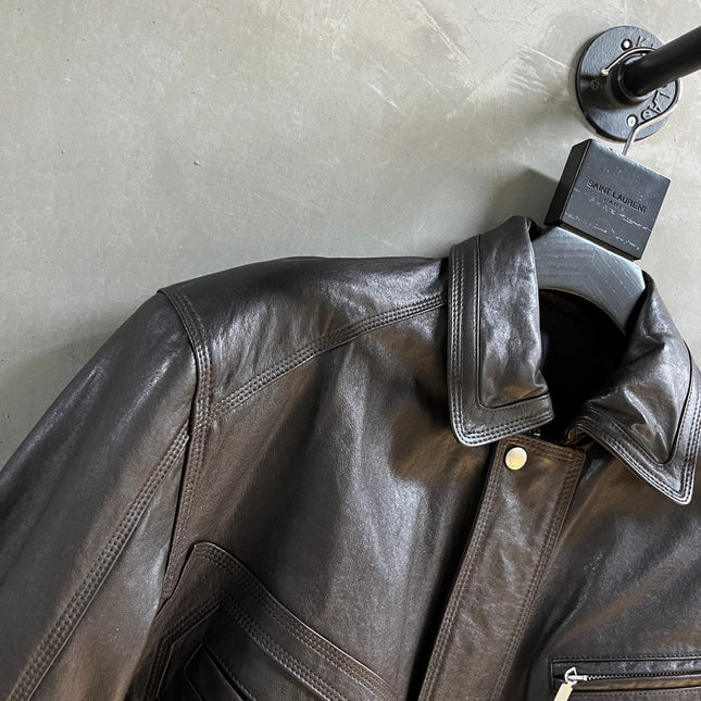 YSL 25S LEATHER JACKET STYLE 220