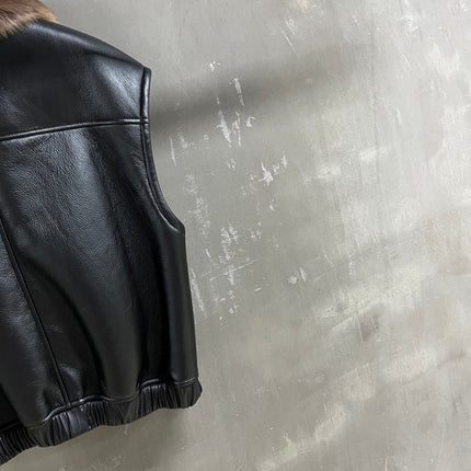 YSL 25S LEATHER VEST STYLE 144
