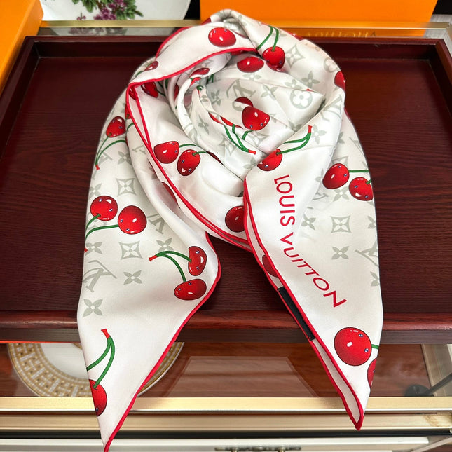 LV SCARF 90 CM IN SILK 03