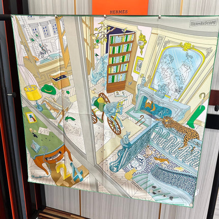 HERMES 26S SCARF 90 IN SILK 303325