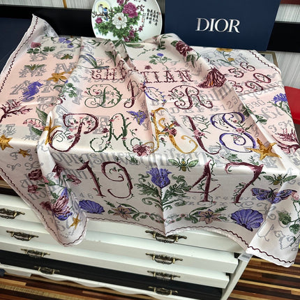 DIOR 26S SCARF 90CM IN SILK 312029