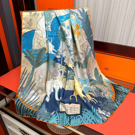 HERMES 26S SCARF 90 IN SILK 304198