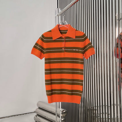 MIUMIU KNIT POLO SHIRT STYLE 779
