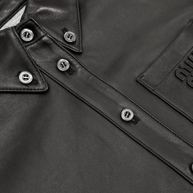 MIUMIU LEATHER JACKET STYLE 514
