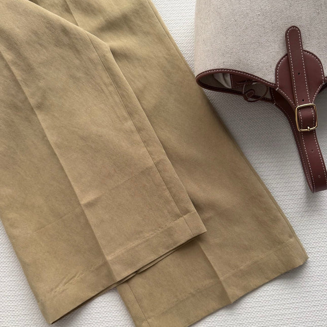 HERMES 26S WIDE LEG CROPPED PANTS 556