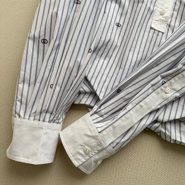 GUCCI 26S MANDARIN COLLAR SHIRT 324