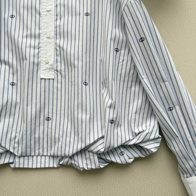 GUCCI 26S MANDARIN COLLAR SHIRT 324