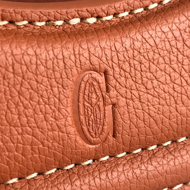 GOYA 26S BELUGA MINI BAG 23MM IN BROWN GOYARDINE CANVAS AND CALFSKIN