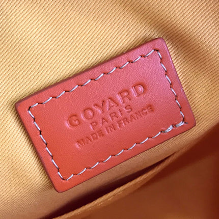 GOYA 26S BOEING 25MM IN ORANGE GOYARDINE CANVAS AND CALFSKIN