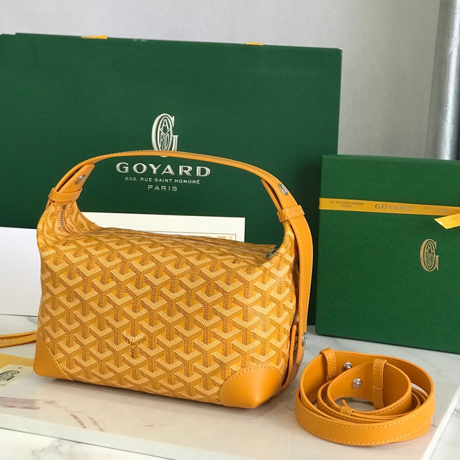 GOYA 26S BOEING 25MM IN HONEY YELLOW GOYARDINE CANVAS AND CALFSKIN
