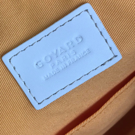 GOYA 26S BOEING 25CM IN CREAM WHITE GOYARDINE CANVAS AND CALFSKIN