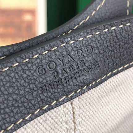 GOYA 26S BELUGA MINI BAG 23MM IN GREY GOYARDINE CANVAS AND CALFSKIN