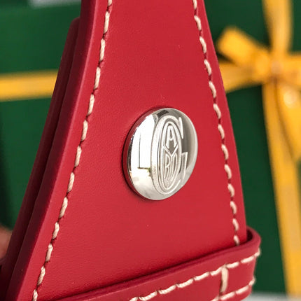 GOYA 26S BOEING 25CM IN DARK RED GOYARDINE CANVAS AND CALFSKIN