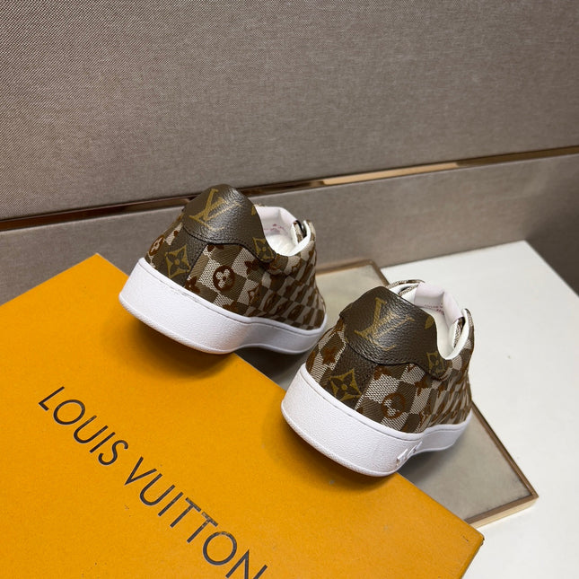 LV TRAINER PEANUT BROWN DAMIER BREATHABLE FABRIC