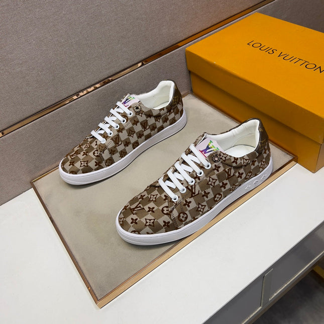 LV TRAINER PEANUT BROWN DAMIER BREATHABLE FABRIC