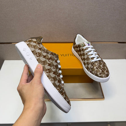 LV TRAINER PEANUT BROWN DAMIER BREATHABLE FABRIC