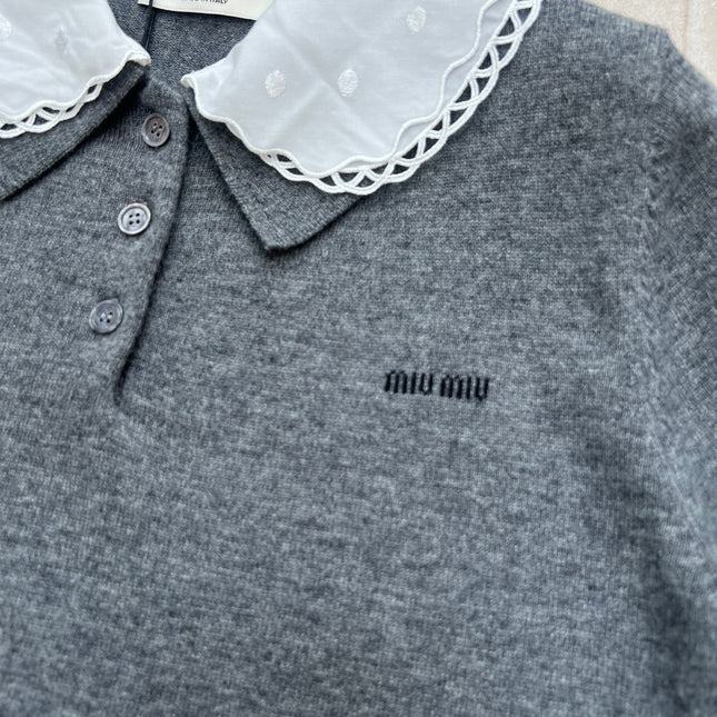 MIUMIU 26S POLO SWEATER 929