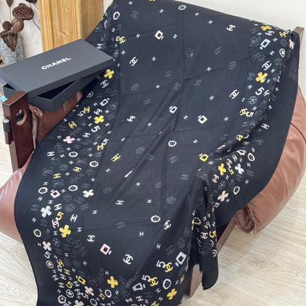 CHANEL 25S SCARF 200 IN CASHMERE 727295