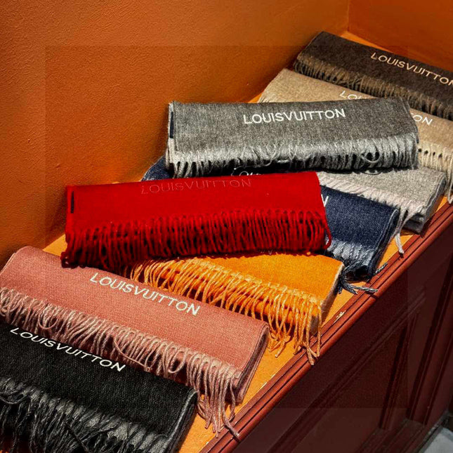 LV SCARF 180 CM IN CASHMERE 730568
