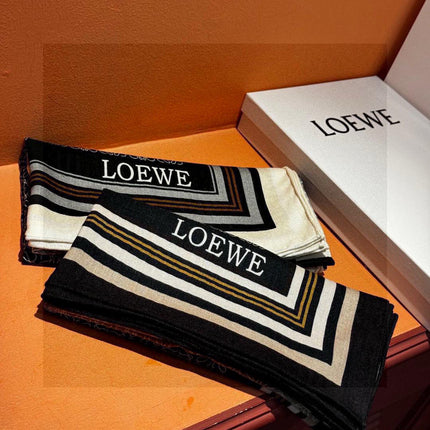 LOEWE 25S SCARF 140 IN CASHMERE SILK 738549