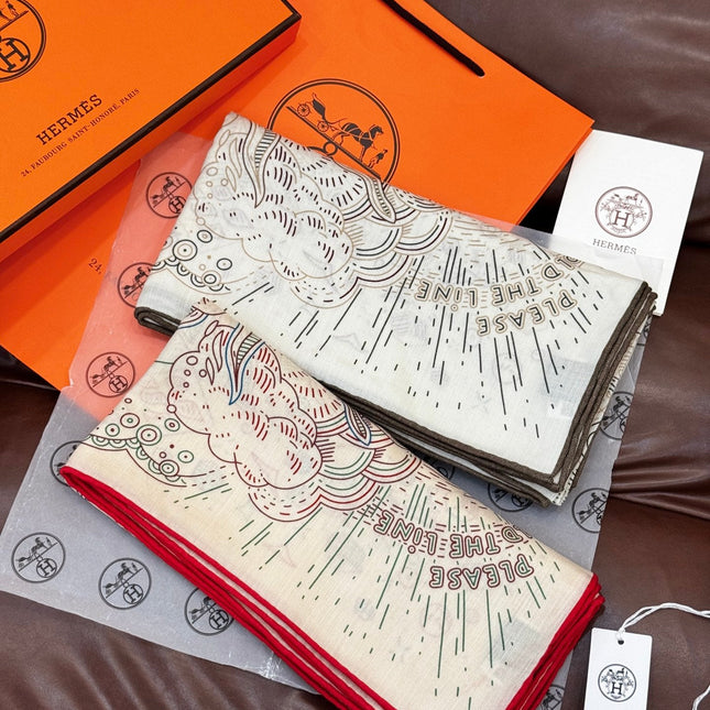 HERMES 25S SCARF 135 IN SILK 854787