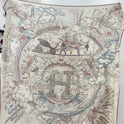 HERMES 25S SCARF 135 IN SILK 854787