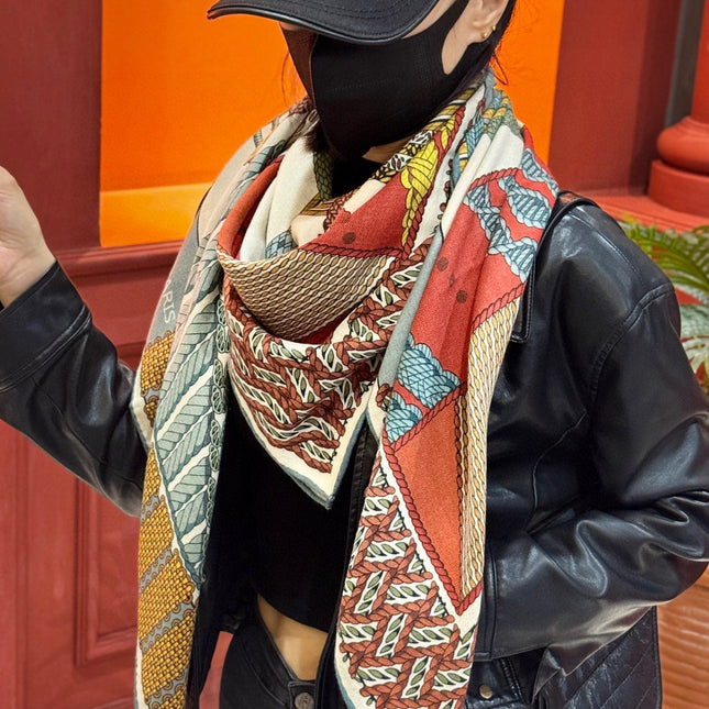 HERMES 25S SCARF 140 IN SILK 854806