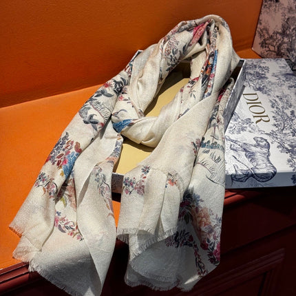 DIOR 26S SCARF 200CM IN CASHMERE 198244