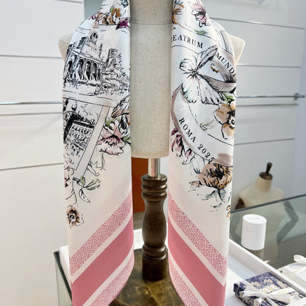 DIOR 26S SCARF 90CM IN SILK 284557
