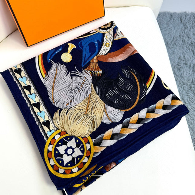 HERMES 25S SCARF 135 IN SILK 856320