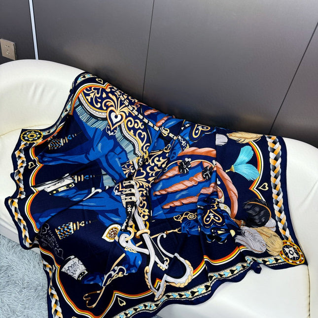 HERMES 25S SCARF 135 IN SILK 856320