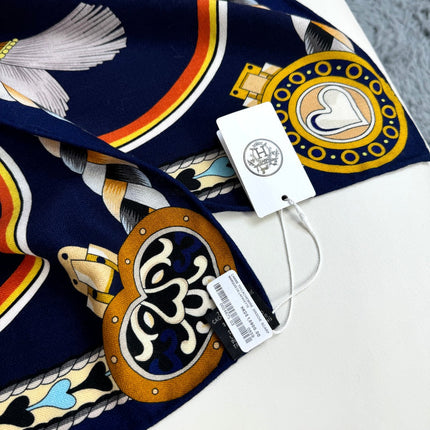 HERMES 25S SCARF 135 IN SILK 856320