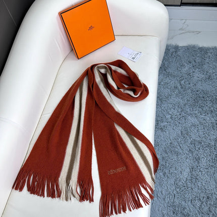 SCARF 180 CM IN GARNET RED CASHMERE 356238