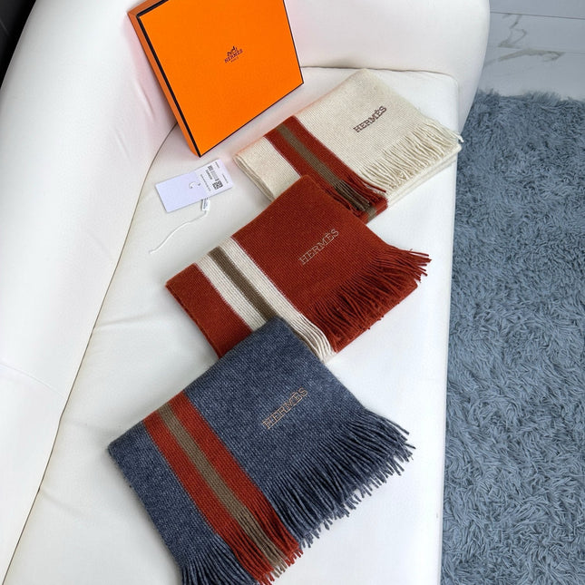 SCARF 180 CM IN GARNET RED CASHMERE 356238