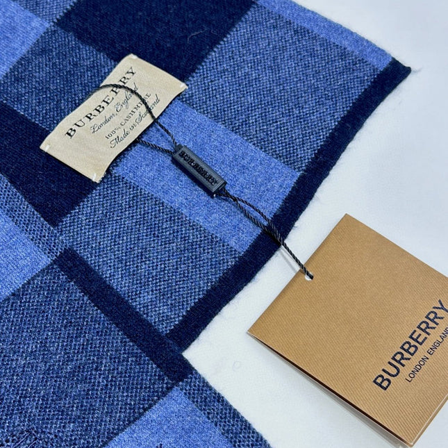 SCARF 180 CM IN TRUE BLUE CASHMERE 403869
